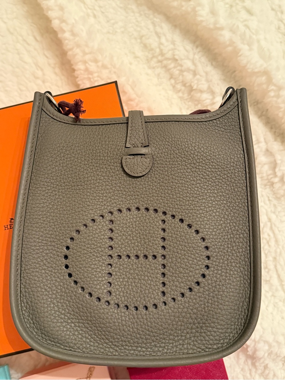Hermes Etain Clemence Evelyne TPM Crossbody